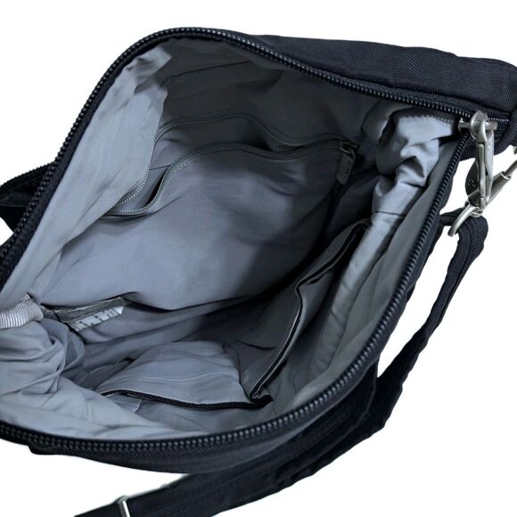 Travelon Anti Theft Crossbody Messenger RFID Black Purse Bag Basic - Picture 7 of 8